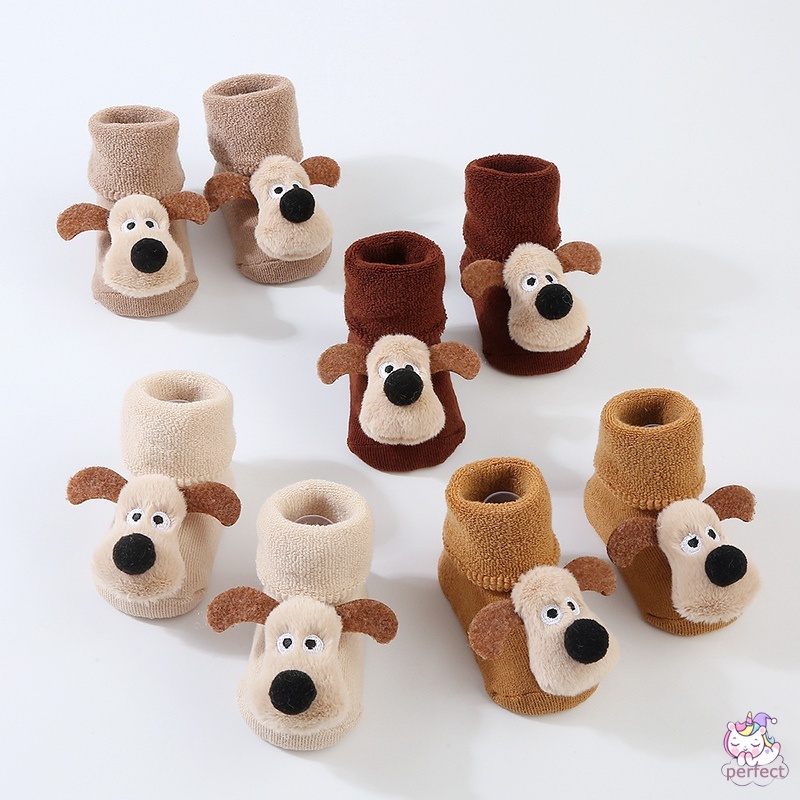 Đôi Vớ cotton Chống Trượt In Hoạt Hình Cho Bé Sơ Sinh