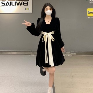 SAILIWEI Chic váy nữ Đầm Body Cho thời váy Stylish hàn quốc Popular xu hướng WLQ23A0DF0 45Z231110