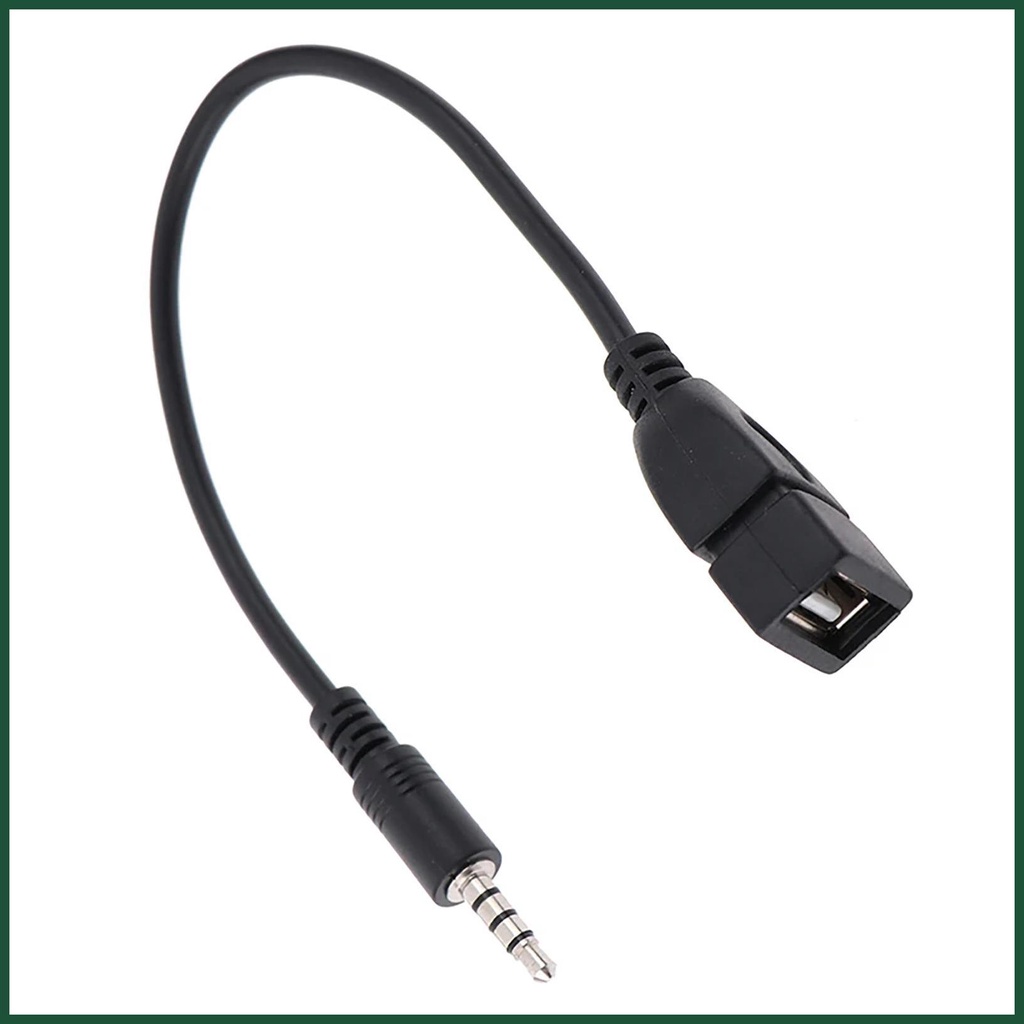 Dây Cáp Chuyển Đổi Âm Thanh aux 3.5mm Đầu Cắm Sang usb Cho Xe Hơi