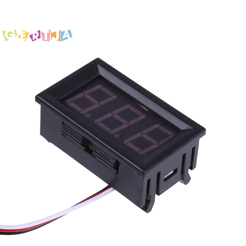 Vôn Kế Kỹ Thuật Số dc 0-30v 3 Dây Màn Hình led Cho Xe Hơi Động Cơ