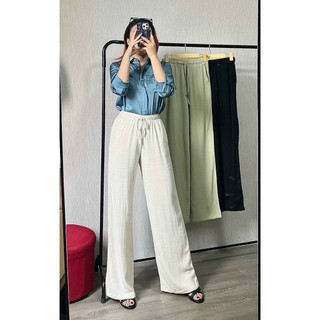 [Ảnh thật] [Có sẵn] Quần Stradivarius linen suông