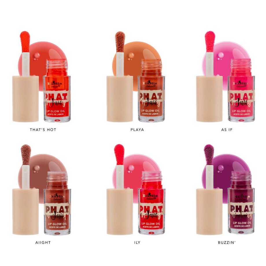 Son dưỡng có màu Italia Deluxe P.H.A.T n' Juicy - Lip Glow Oil