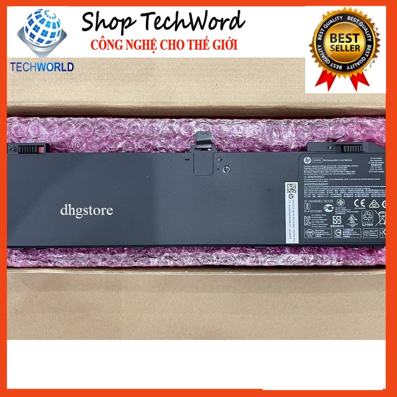 Pin Laptop HP Zbook 15 G5, Zbook 15 G6, VX04XL, 90Wh