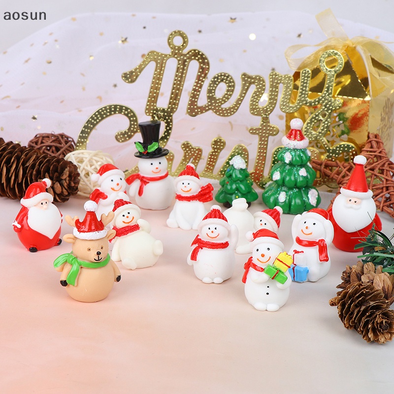 Mô Hình Ông Già Noel / Người Tuyết / Cây Thông Giáng Sinh Trang Trí