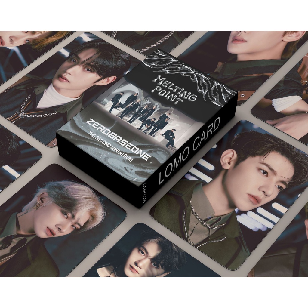 55pcs/box ZB1 Lomo Cards Album GOOD NIGHT 2024 season's greetings MELTING POINT Photocards ZEROBASEONE Zhanghao MATTHEW Han-bin SEOK Ricky Postcards On Sale JY