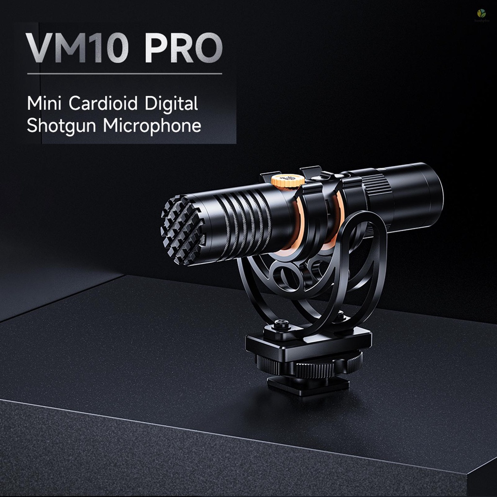 Micrô Máy Ảnh Truyện Tranh vm10 pro Với Cổng 3.5mm Chống Sốc Chống Gió Tương Thích Với Điện Thoại / Máy Quay Ghi Âm