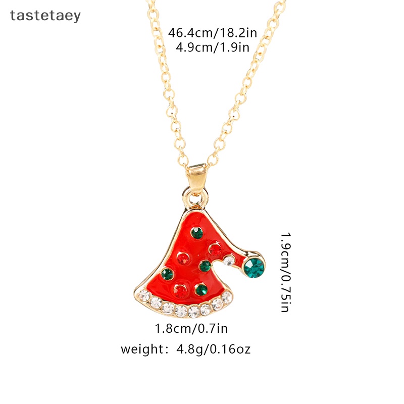 Tast Vòng cổ Mặt Hình Cây Thông Noel Chuông Hoa Tuyết Giáng Sinh Quà Tặng Thời Thượng Cho Nam Và Nữ en