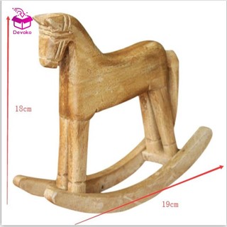 Devoko ngựa gỗ bập bênh 180mm