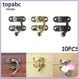 Set 10 Bản Lề Khóa Bằng Kim Loại Phong Cách Vintage Đa Dụng