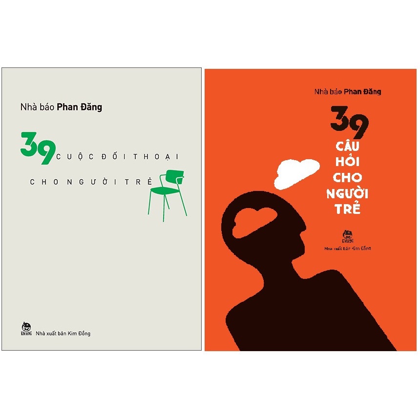 Sách Bộ 2 Cuốn - 39 Câu Hỏi Cho Người Trẻ + 39 Cuộc Đối Thoại Cho Người Trẻ - NXB Kim Đồng -Bìa mềm