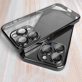 Ốp lưng viền vuông sang trọng dành Cho iphone 7 8 Plus X  Xr  Max