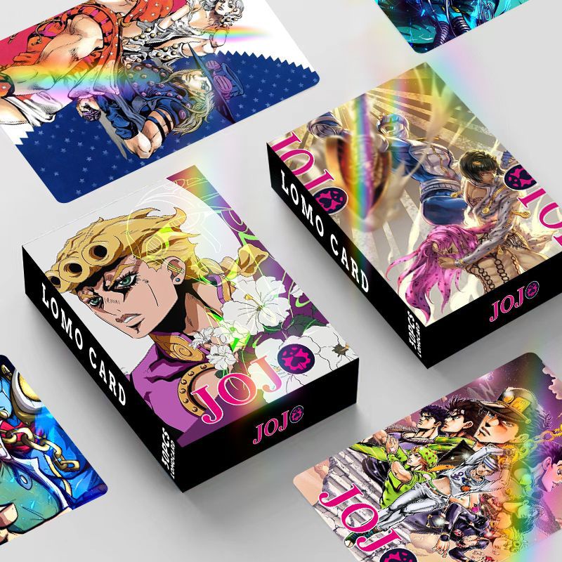 JOJO JoJo's Bizarre Adventure Laser Flash Lomo Card Photocard