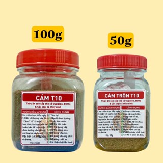 CÁM TRỘN T10 ( 50g - 100g ) - THỨC ĂN CHO CÁ GUPPY , BETTA & CÁC DÒNG CÁ THUỶ SINH