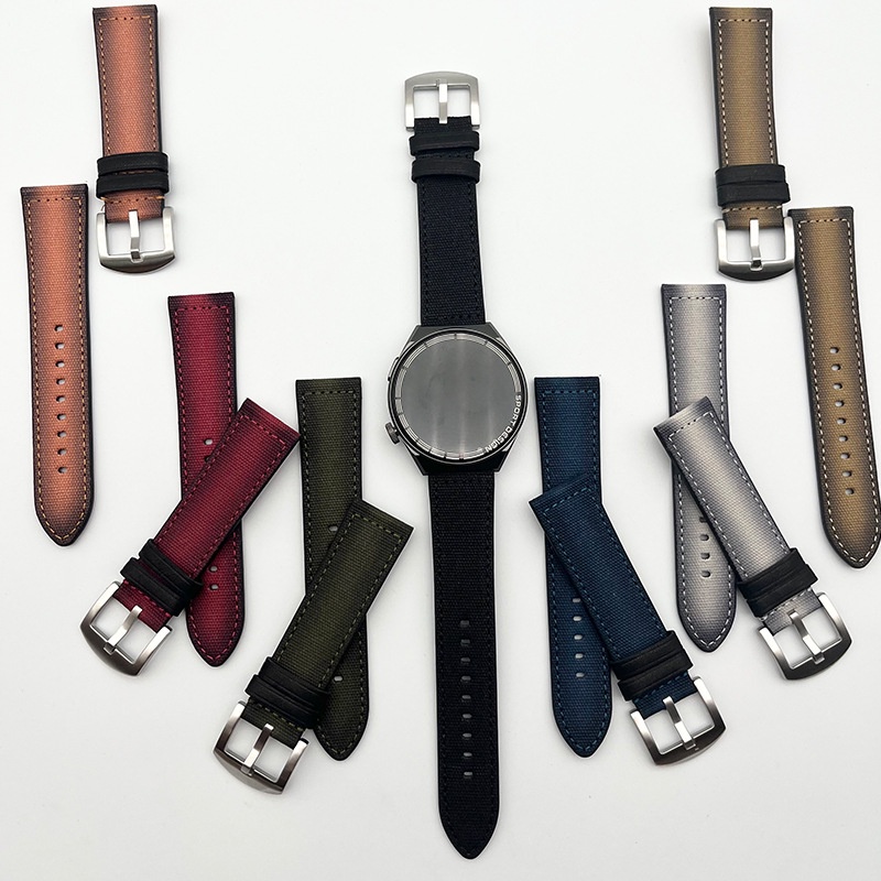 Dây Đeo nylon 18mm 20mm 22mm 24mm Cho Đồng Hồ Thông Minh seiko no.5 007