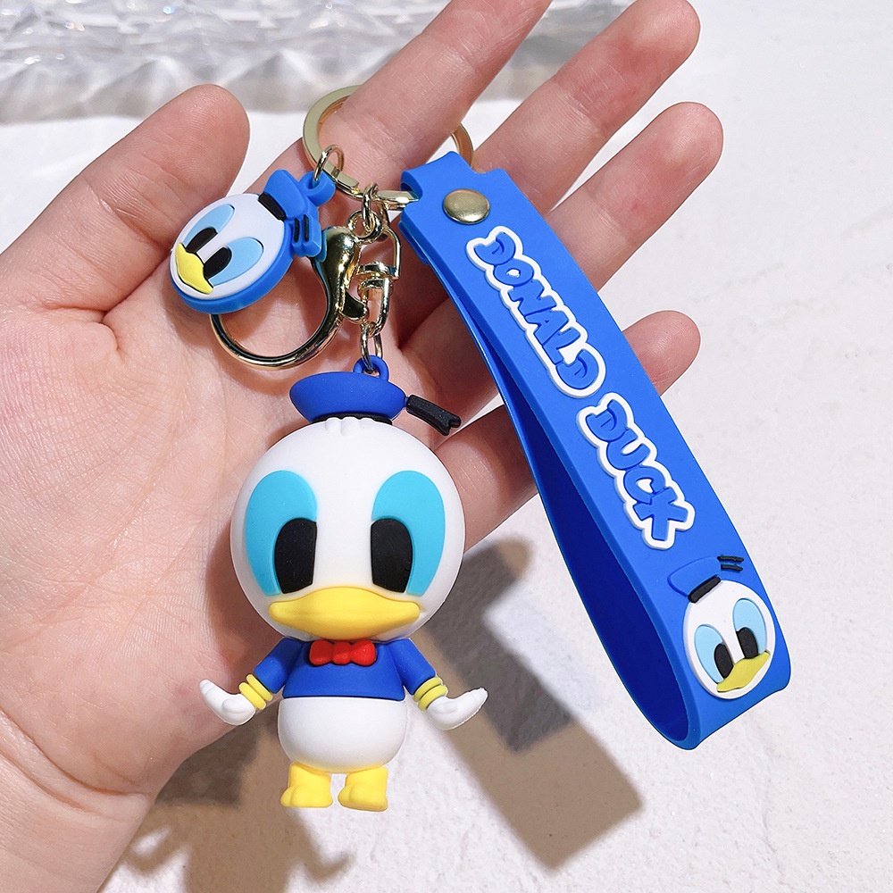Móc Khóa Hình Chú Chuột mickey minnie stitch Dễ Thương