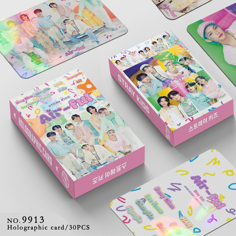 ITZY Album RINGO Holographic Laser Lomo Card Double-sided Color Printing Photocard 30pcs/box