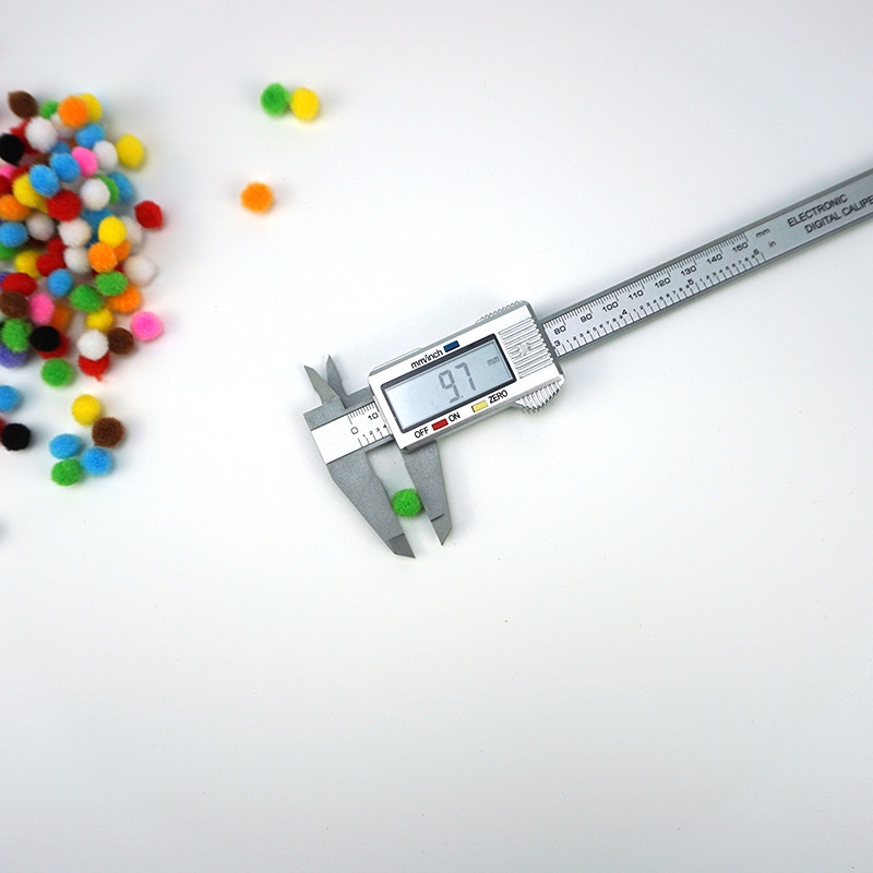 2000Pcs 1cm DIY Multicolor Mini Soft Fluffy Pom Poms Ball for Kids Tool