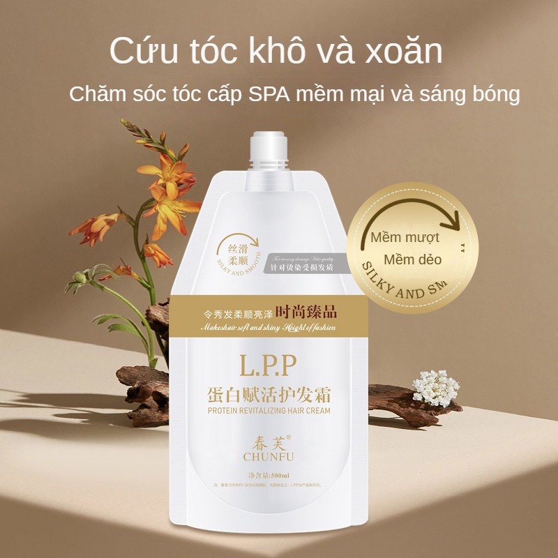 Mặt Nạ Ủ Tóc Khô Và Xoăn Mượt Mà Sáng Bóng Mặt Nạ Ủ Tóc protein Mịn Màng 500g