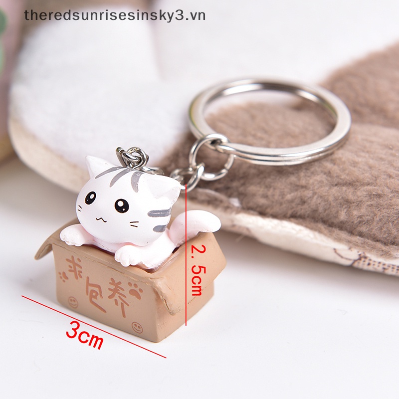 Móc Khóa Hình Mèo Hoạt Hình Đáng Yêu Thời Trang
