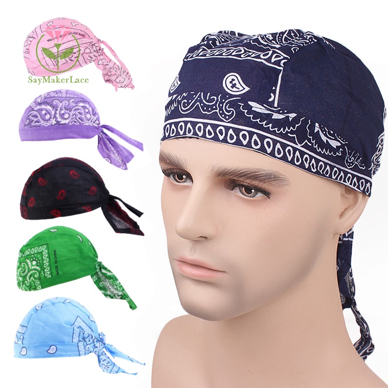 Khăn Trùm Đầu cotton Quấn Đầu Đi Xe Đạp Cướp Biển Cho Nam Và Nữ wicking hip hop Khăn Choàng Cổ