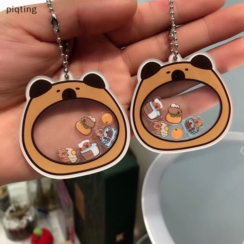 Piqt capybara Móc Khóa acrylic Hình Tên Lửa Dễ Thương Chất Lượng Cao Làm Quà Tặng Cho Bạn Bè