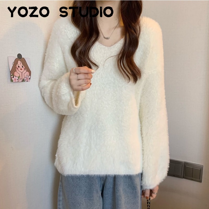 RUICHE Áo Len nữ áo sweater Đơn giản Hàn Phong Popular xu hướng WMY23B0QPI 47Z231122