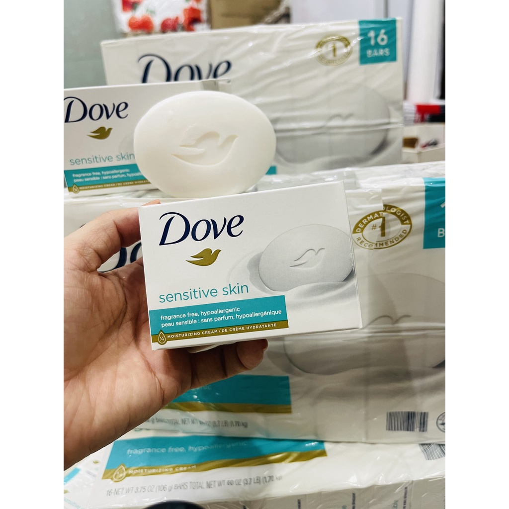 Xà Bông Cục  Dành Cho Da Nhạy Cảm DOVE SENSITIVE SKIN - 106G