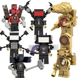 Skibidi Toilet Titan Minifigures Đồ chơi Gold Titans Little Figures Đồ