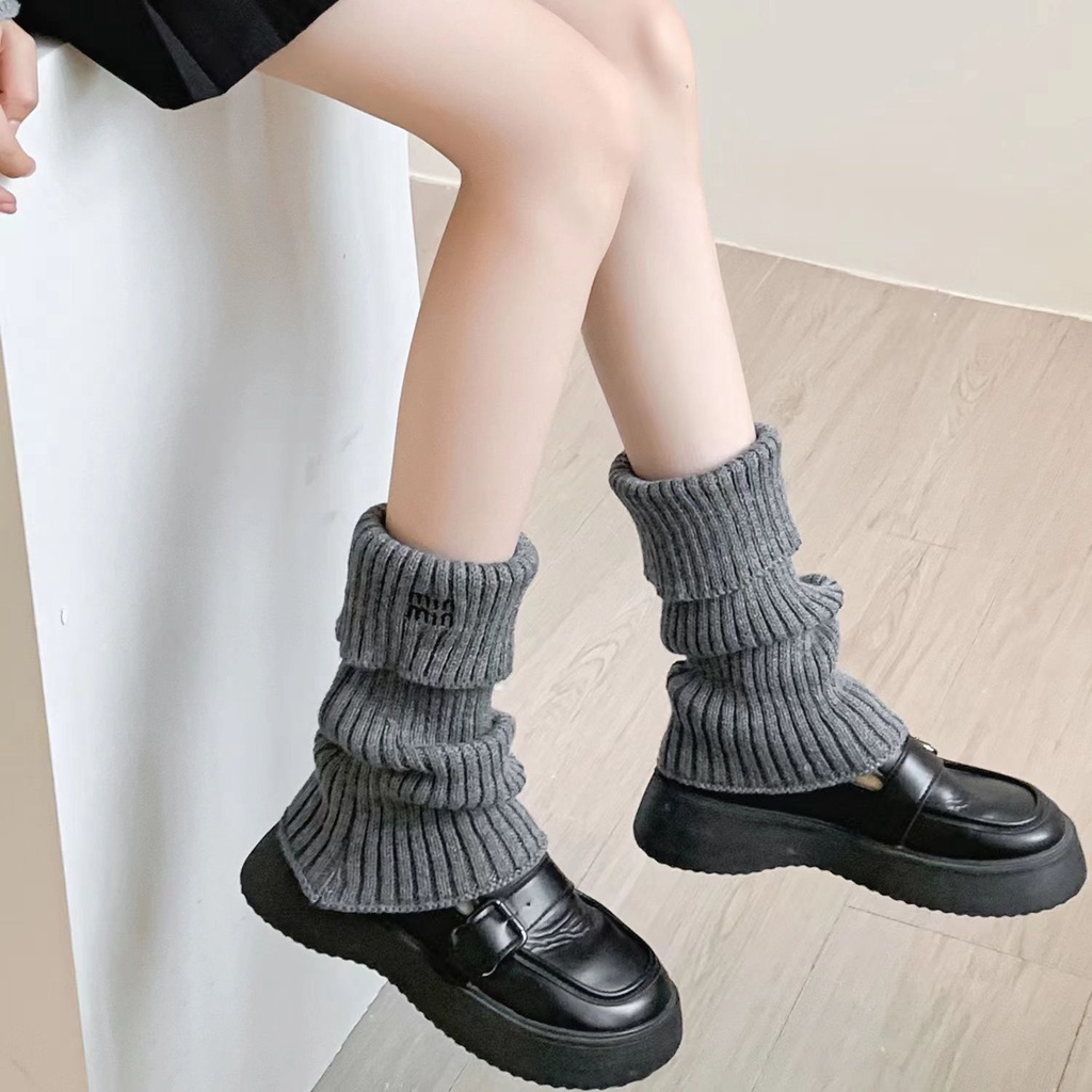 Vớ Dệt Kim Ấm Áp Thêu Hình Ong Thời Trang Thu Đông Nhật Bản Dễ Phối Đồ Dành Cho Bạn Gái jk