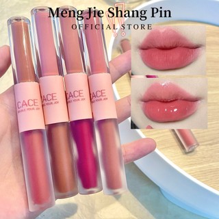  Son Môi Hai Đầu Hiệu Ứng Gương Dưỡng Ẩm Dễ Lên Màu Không Thấm Nước