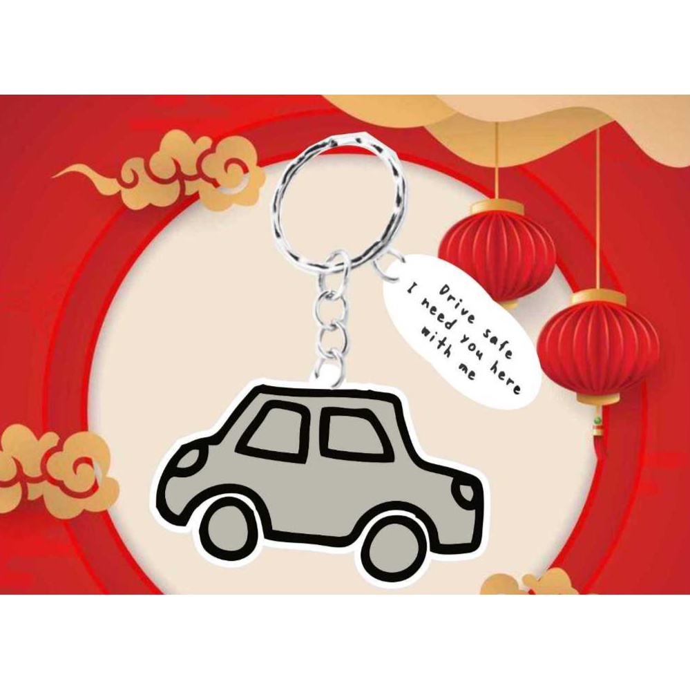 Móc khóa Drive Safe -lái xe an toàn