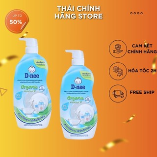 Nước rửa bình sữa Dnee Organic Chai 600ml XD