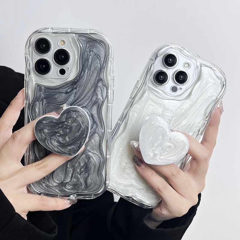 Ốp lưng Vivo Y17s Y16 Y36 Y02t Y02s Y02a Y02 Y35 Y33s Y22s Y21s Y21 Y20 Y20s Y15a Y15s T1x U10 Y53s Y51 Y12a Y12s Y01 Y12 Y15 Y17 Y50 Y30 Y30i Y91 Y93 Y91i Y91c T1 Y1s Y19 Y11 3D Vision Ink and wash Love bracket Wave edge soft phone case