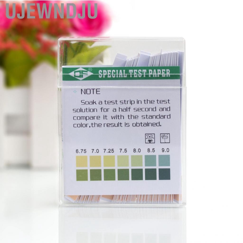 Ujewndju PH Paper  Test 100PCS Small 4.5‑9.0 Quick Testing for Soil Cosmetics