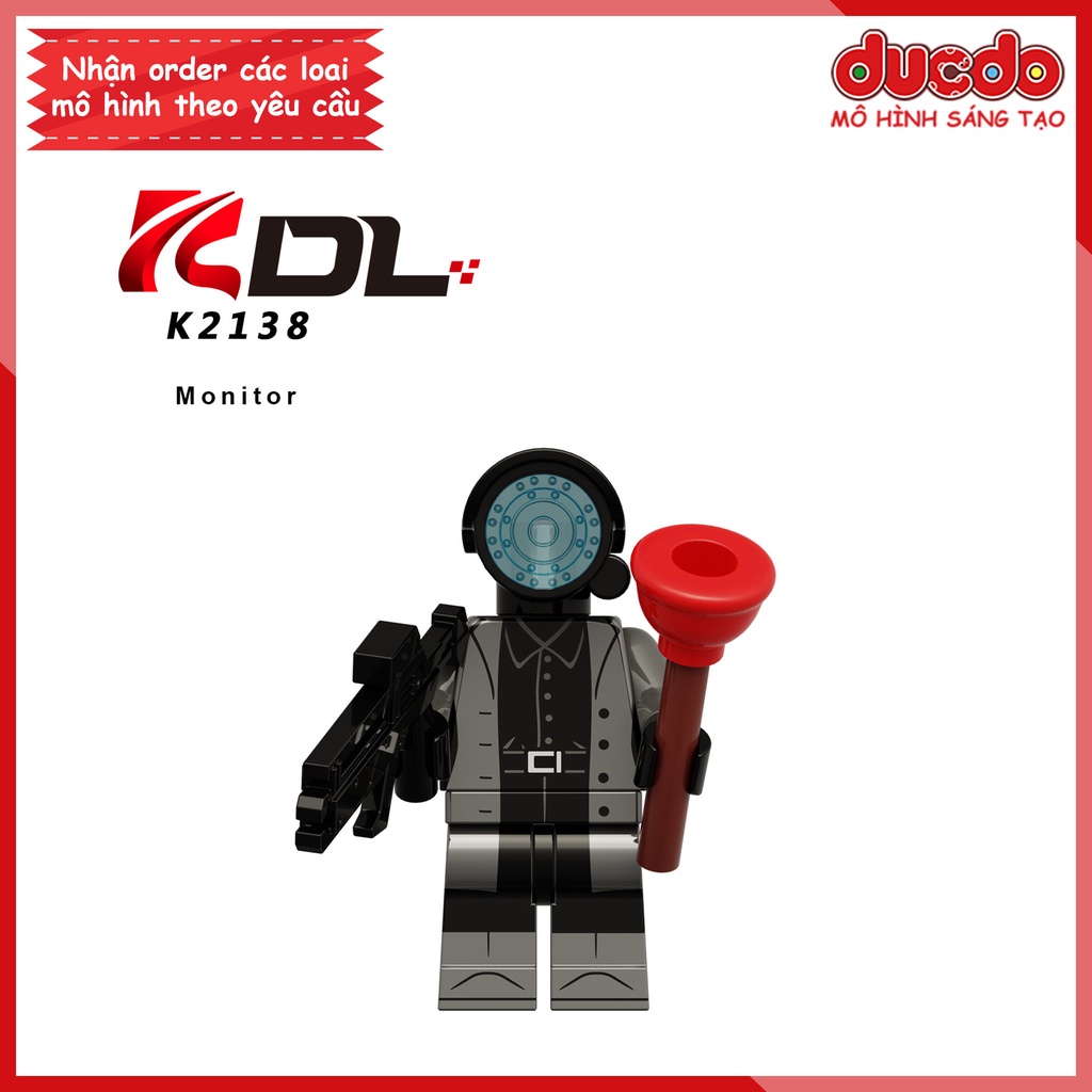 Minifigures nhân vật Speaker TV Skibidi Toilet - Đồ chơi Lắp ghép Xếp hình Mô hình Mini Koruit KDL818