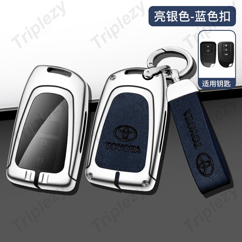 Vỏ Bọc Chìa Khóa Điều Khiển Từ Xa Bằng Hợp Kim Kẽm Cho toyota aygo hiace yaris activ wish hiace Versyso camry corolla yaris vios ncp 150