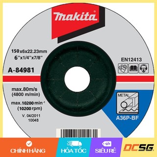 Đá mài mềm 150x6.0x22.23mm makita a-84981