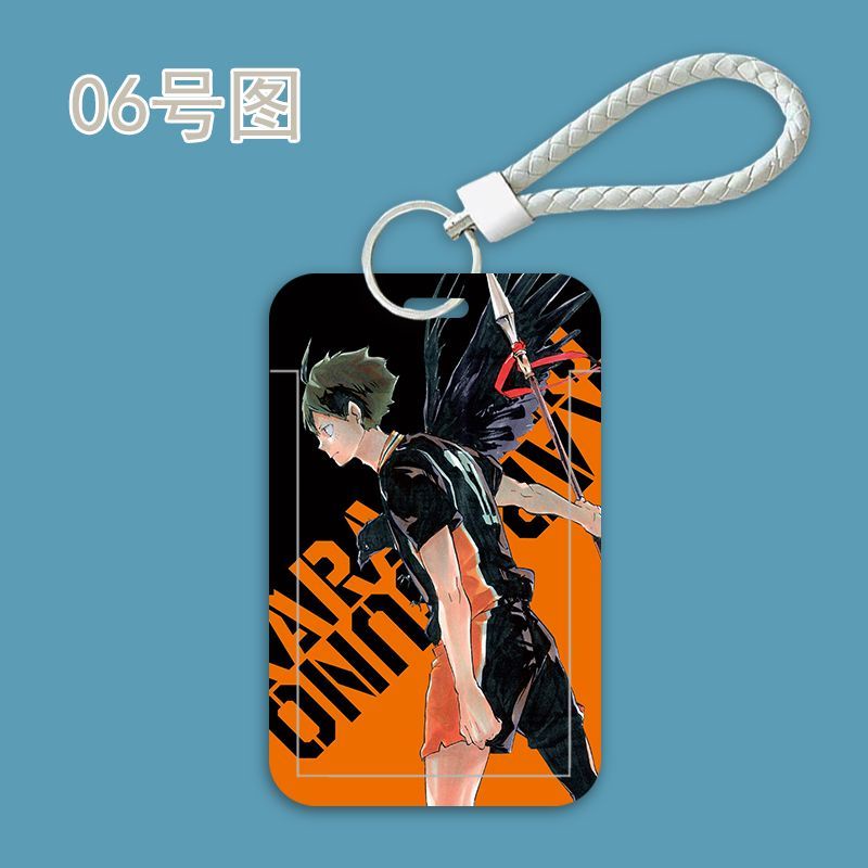 !!!! Haikyuu! Ví Đựng Thẻ id / Danh Thiếp / Thẻ Ngân Hàng Kiểu Dáng Đơn Giản Tiện Lợi Ốp