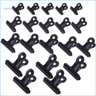 5Pcs Letter Clips Stainless Steel Black Metal Paper File Binder Clips