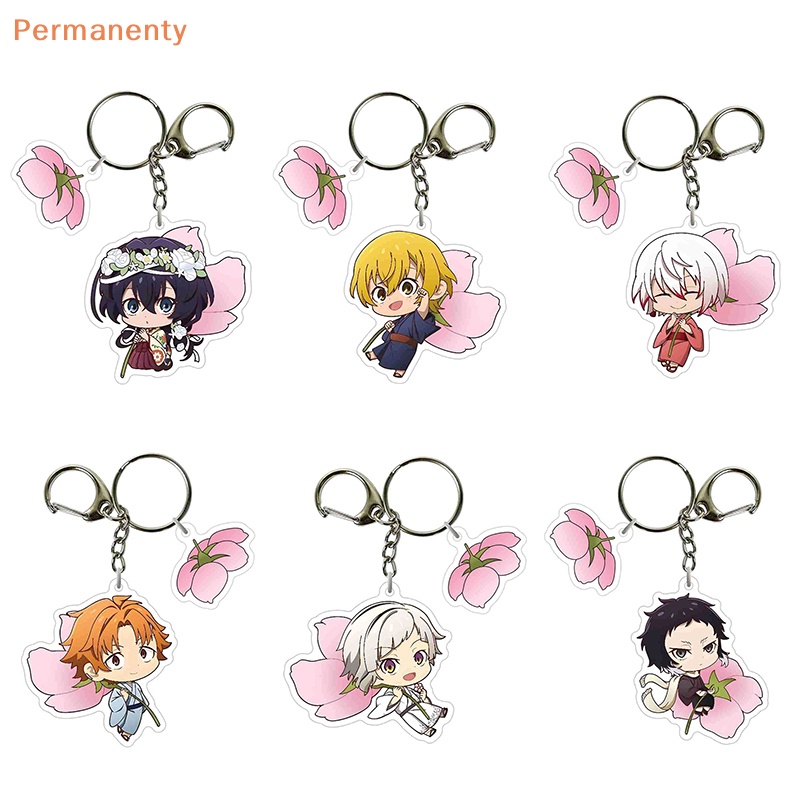 Móc Khóa Hình Chú Chó bungou stray dogs Bằng Nhựa Dễ Thương