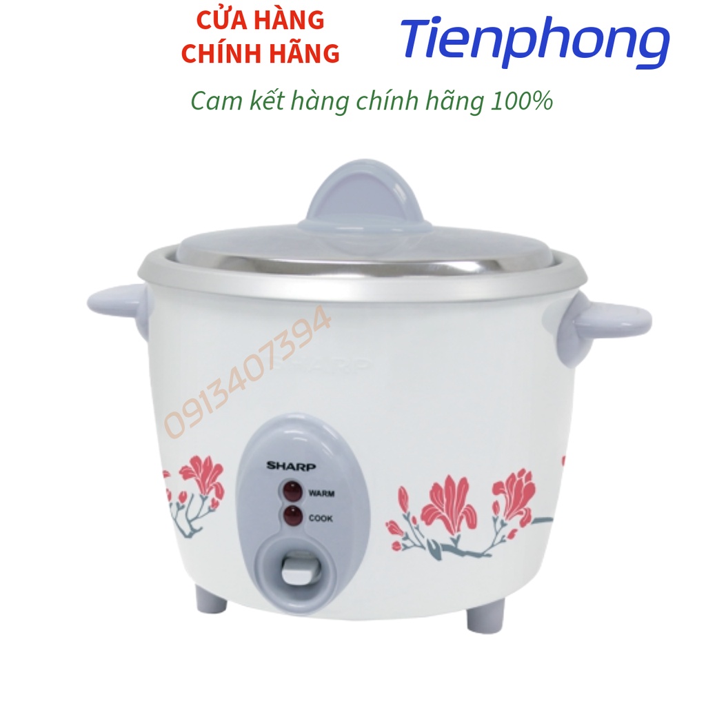 Nồi Cơm Điện SHARP KSH-D06 0,6 Lít Nhập Khẩu Thái Lan (Giao Màu Ngẫu Nhiên)