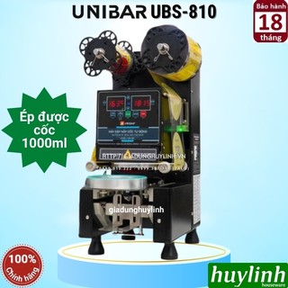 Máy dập nắp cốc tự động unibar ubs-810 - máy ép miệng ly nước mía khổng lồ 400 - 1000ml