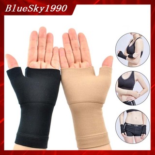 1 Cặp Găng tay đau khớp dây nẹp ngón cái ống cổ tay co giãn hỗ trợ cổ tay bảo vệ an toàn khi cử tạ thể hình chơi thể thao
