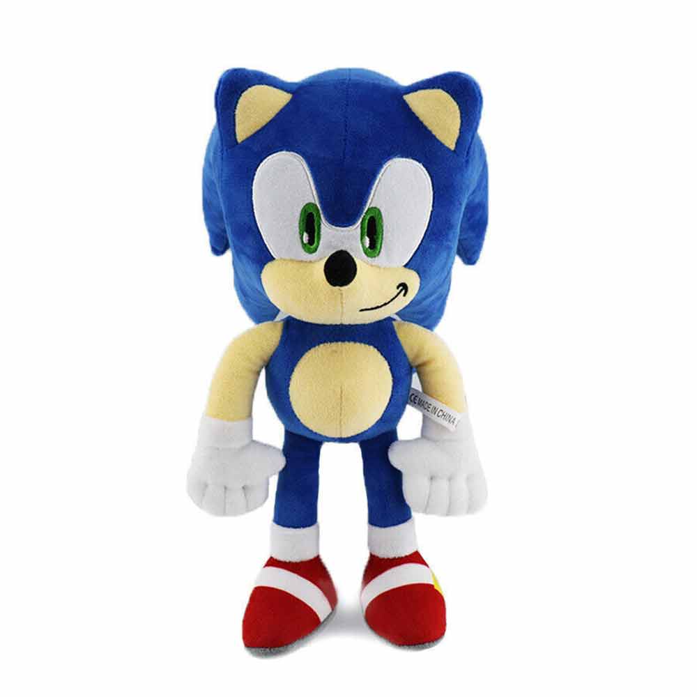 Plush Sonic the Hedgehog Stuffed Doll Soft Throw Pillow Decorations Kids Birthday Present Gifts Tiktok COD