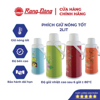 Phích đựng nước nóng 2 lít Rạng Đông, bình thuỷ giữ nhiệt tốt, Model: RD 2035 N3 Rạng Đông