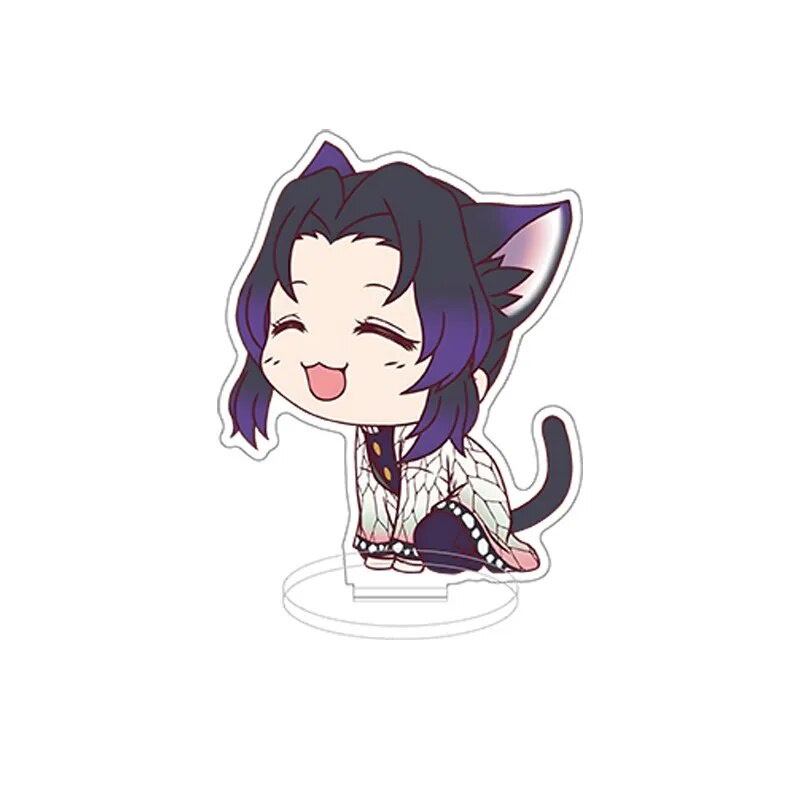 Mô hình Standee Demon Slayer!!!! Anime Figure Tanjirou Nezuko Zenitsu Inosuke Phụ kiện trang trí để bàn góc học tập