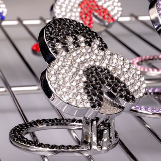 Mickey One-Click Start Decorative Cover Artificial Diamond Crystal Button Ignition Switch Decoration Ring Car Screen Protector Car interior decoration