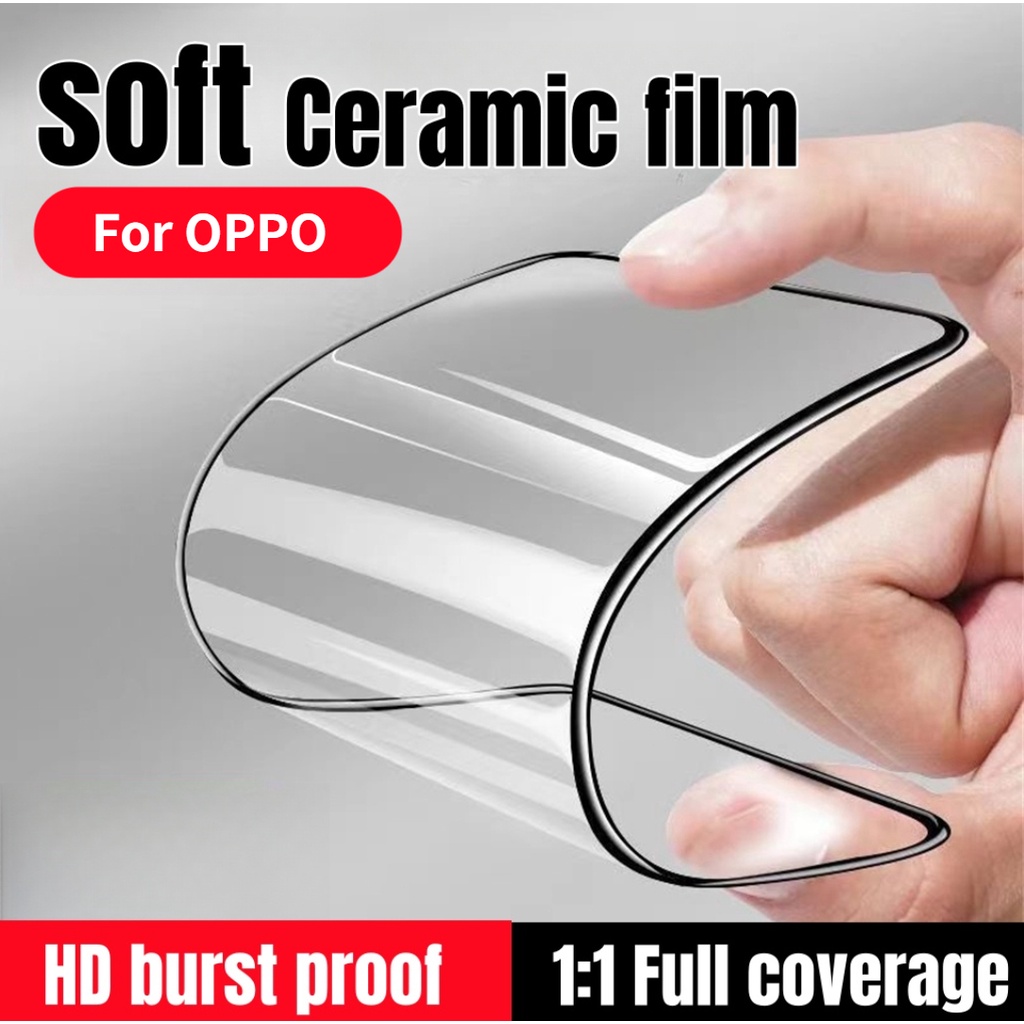 kính cường lực dẻo Full màn cho Oppo reno a9 a5 a3s ax5 a7 a12 a5s a15 a15s a15 a17 a17k a16e a16k a31 a32 a33 a53 a53s a52 a72 a92 a54 a74 a55 a57 a77s a73 a74 a95 a76 a7