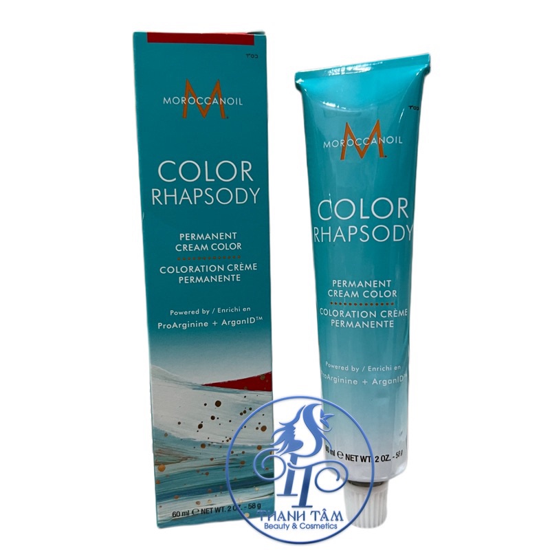  Màu nhuộm lâu bền MOROCCANOIL COLOR RHAPSDY Permanent Cream 60ml