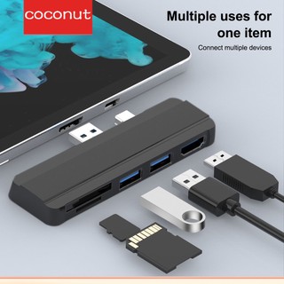 Bộ chuyển đổi usb 3.0 đa cổng cho laptop microsoft surface pro 4 / 5 / 6